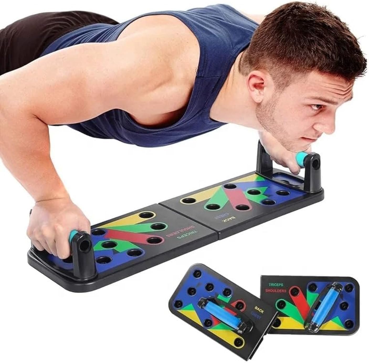 Foldable Push Up Board for Home Gym and Exercise